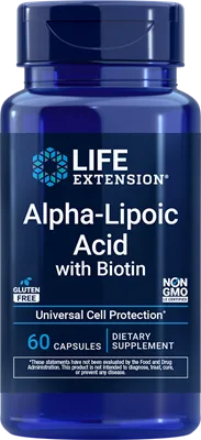 沿寿LIFE - 硫辛酸配生物素 60粒胶囊