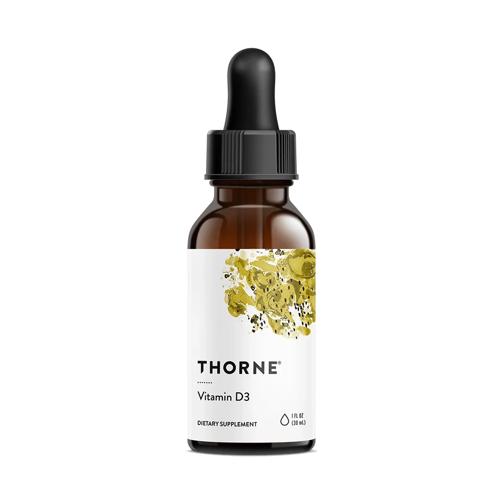 悦恩THORNE - 维生素D3液体滴剂 100微克 30滴管装