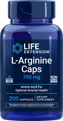 沿寿LIFE - 左旋精氨酸胶囊 700毫克 200粒素食胶囊