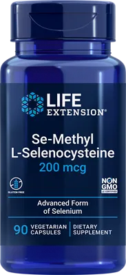 沿寿LIFE - 硒-甲基 L-硒代半胱氨酸 200微克 90粒素食胶囊
