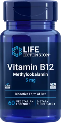 沿寿LIFE - 维生素B12 甲钴胺 5毫克 60粒素食含片
