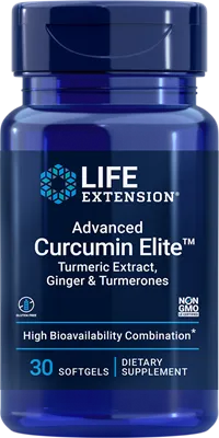 沿寿LIFE - 高级精英姜黄素提取物生姜与姜黄酮 30粒软胶囊