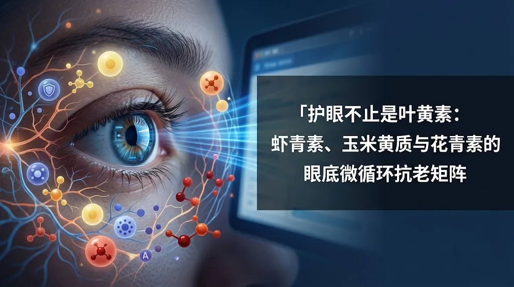 护眼不止是叶黄素：虾青素、玉米黄质与花青素的眼底微循环抗老矩阵