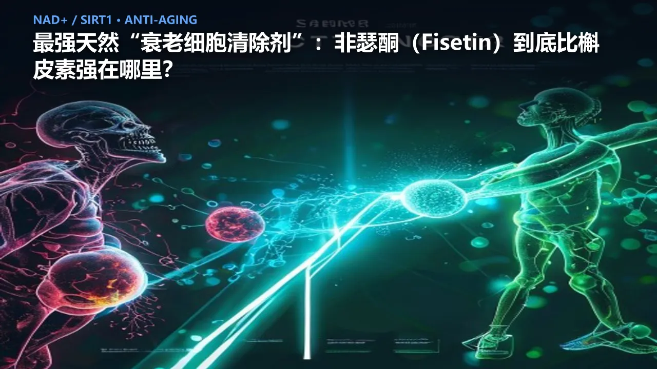 最强天然“衰老细胞清除剂”：非瑟酮（Fisetin）到底比槲皮素强在哪里？