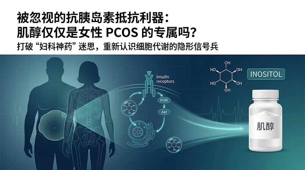 被忽视的抗胰岛素抵抗利器：肌醇仅仅是女性PCOS的专属吗？