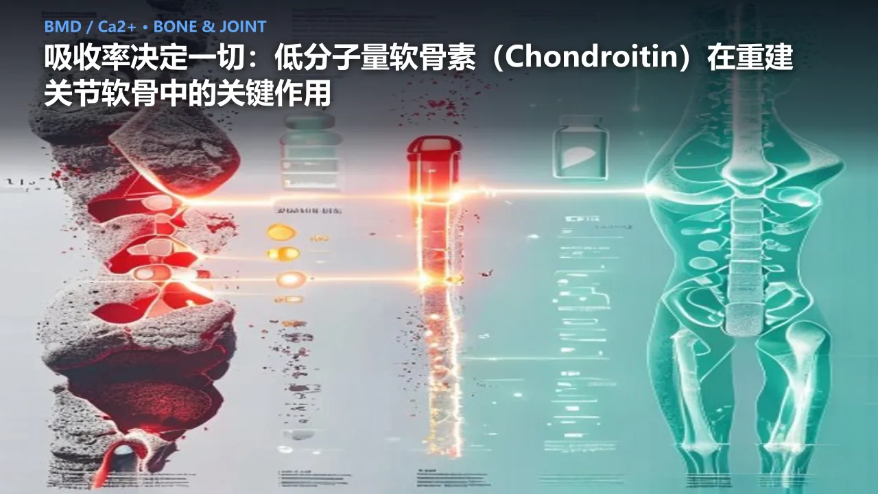 吸收率决定一切：低分子量软骨素（Chondroitin）在重建关节软骨中的关键作用