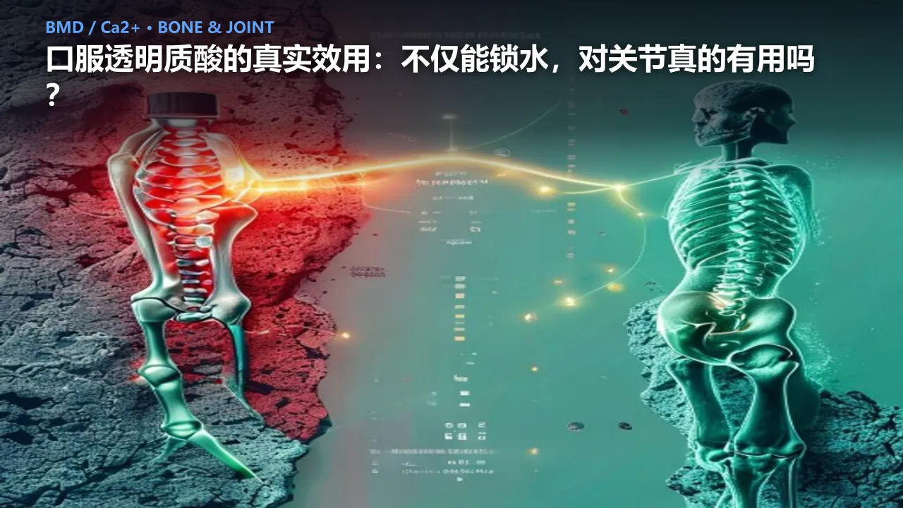 口服透明质酸的真实效用：不仅能锁水，对关节真的有用吗？