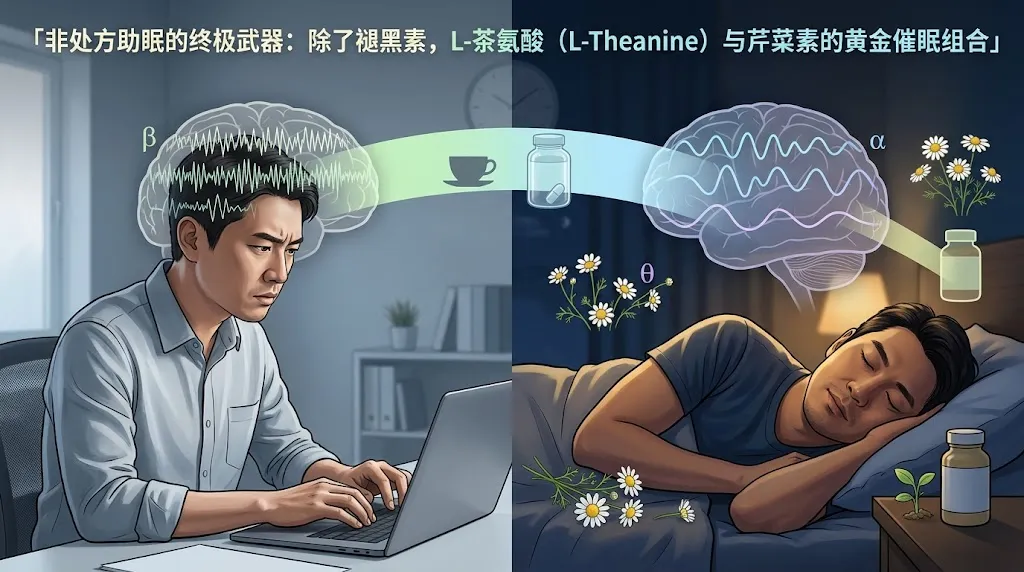 非处方助眠的终极武器：除了褪黑素，L-茶氨酸（L-Theanine）与芹菜素的黄金催眠组合