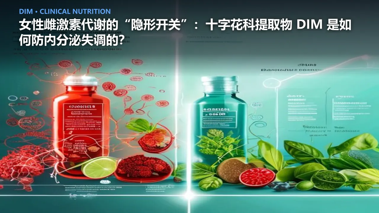 女性雌激素代谢的“隐形开关”：十字花科提取物 DIM 是如何防内分泌失调的？