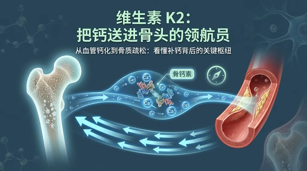 把钙送进骨头的“领航员”：维生素 K2（MK-4 与 MK-7）到底选哪个？