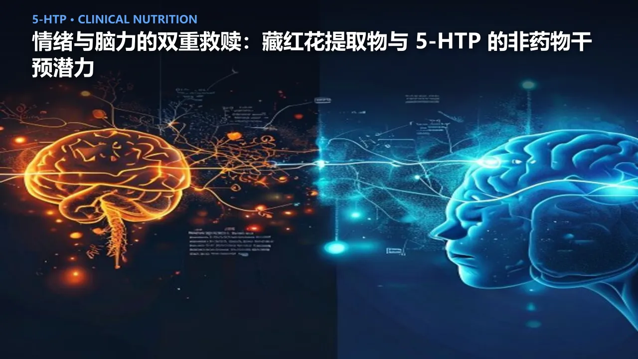 情绪与脑力的双重救赎：藏红花提取物与 5-HTP 的非药物干预潜力