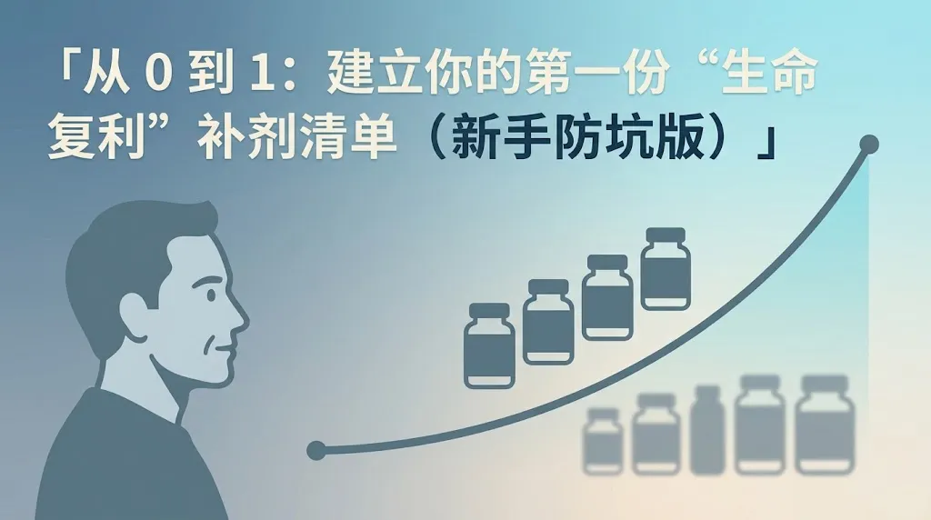 从 0 到 1：建立你的第一份“生命复利”补剂清单（新手防坑版）