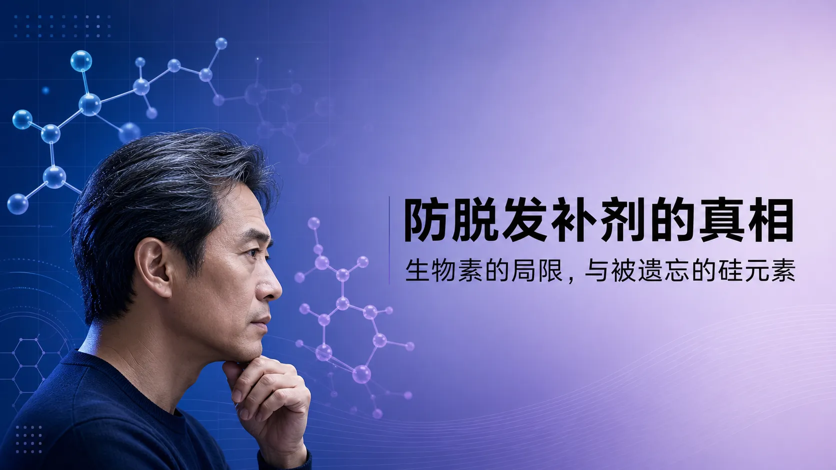 “防脱发”补剂的真相：生物素（Biotin）的局限，与被遗忘的硅（Silica）元素