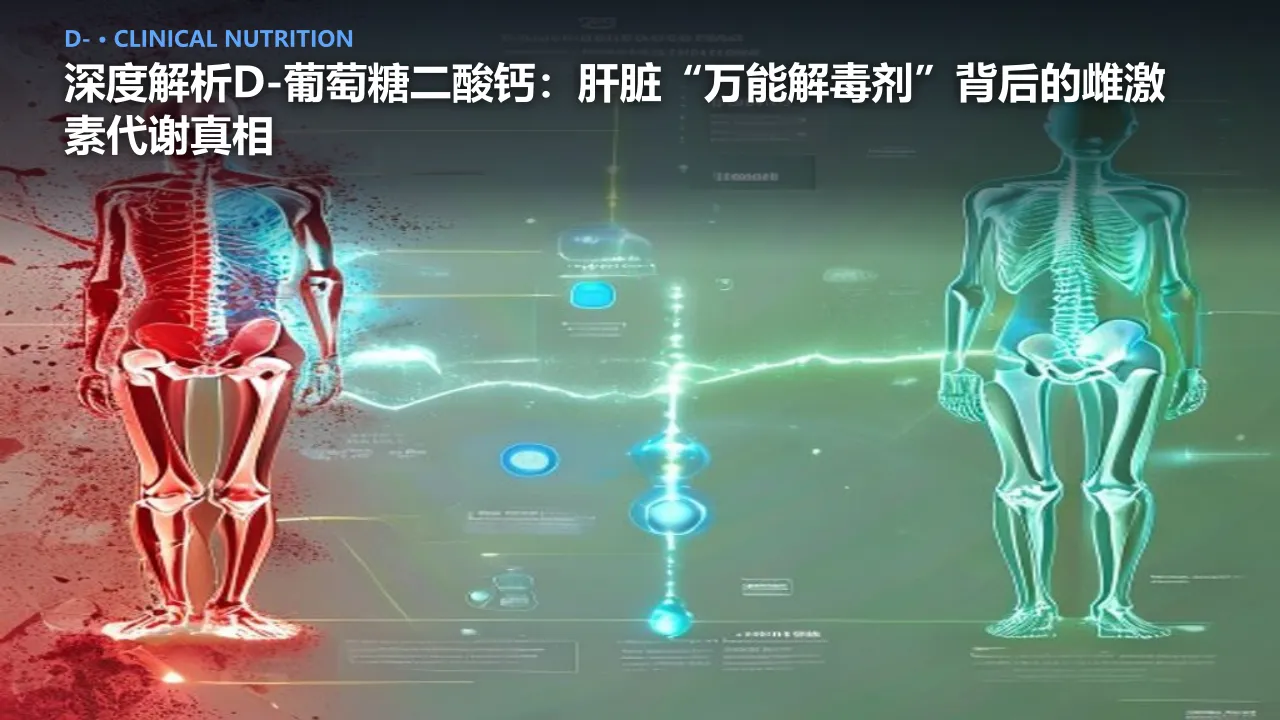 深度解析D-葡萄糖二酸钙：肝脏“万能解毒剂”背后的雌激素代谢真相