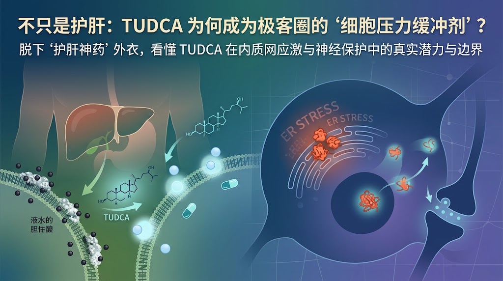 不只是护肝：TUDCA（牛磺熊去氧胆酸）为何成为极客圈的“细胞压力缓冲剂”？