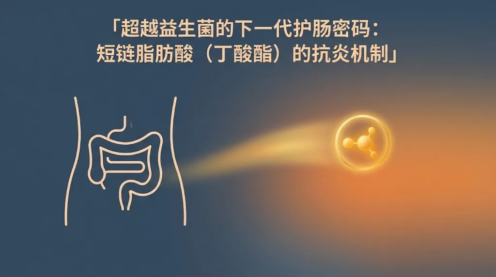 超越益生菌的下一代护肠密码：短链脂肪酸（丁酸酯）的抗炎机制