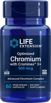 沿寿LIFE - 优效铬（含Crominex 3+） 500微克 60粒素食胶囊