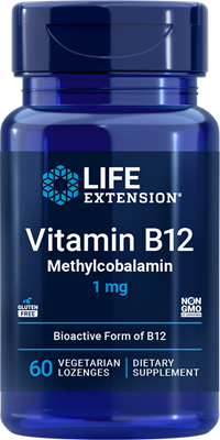 沿寿LIFE - 维生素B12甲钴胺 1毫克 60粒素食含片