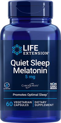 沿寿LIFE - 宁静睡眠褪黑素 5毫克 60粒素食胶囊
