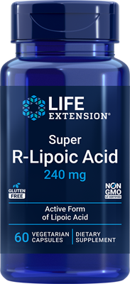 沿寿LIFE - 超级R-硫辛酸 240毫克 60粒素食胶囊