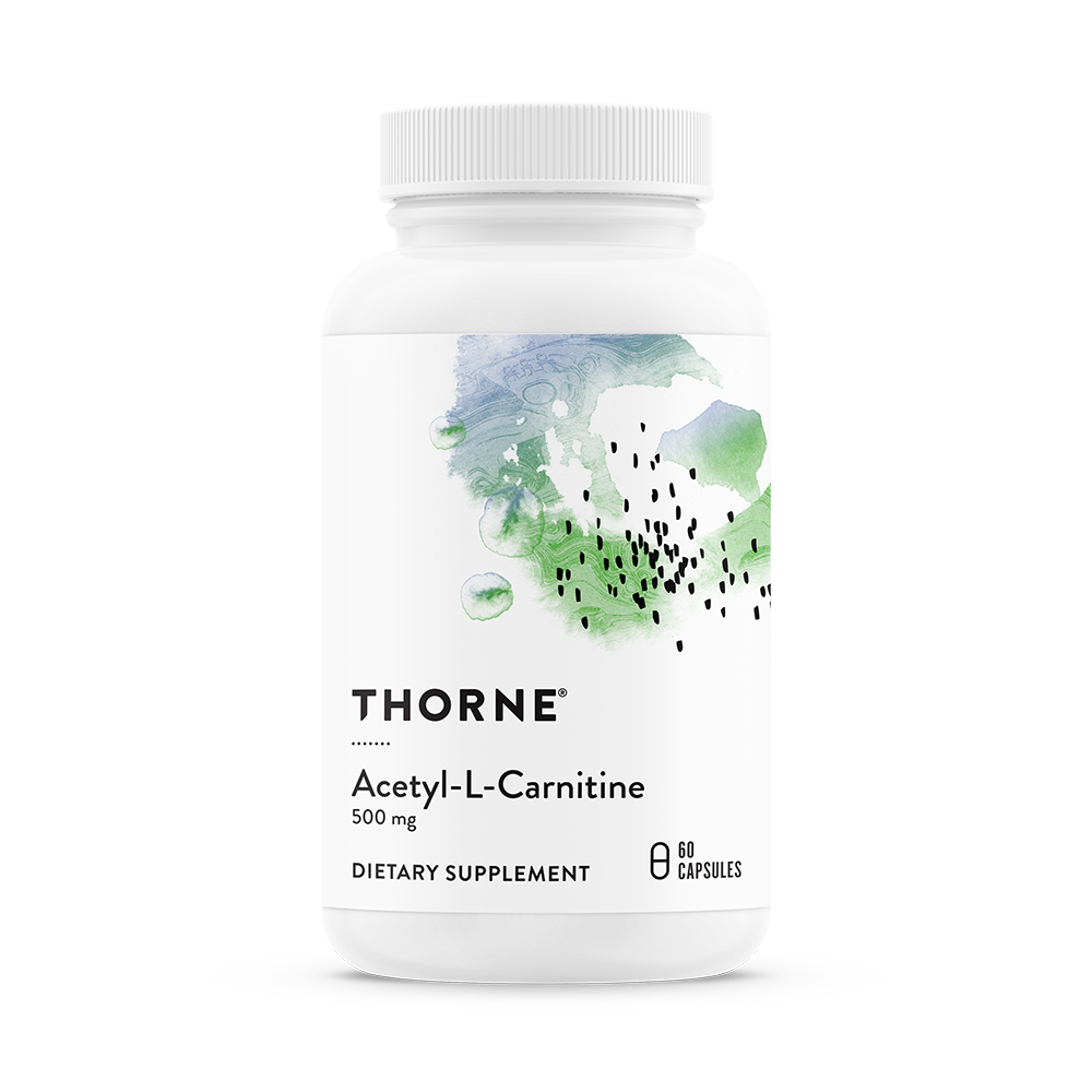 悦恩THORNE - 乙酰左旋肉碱 500毫克 60粒胶囊
